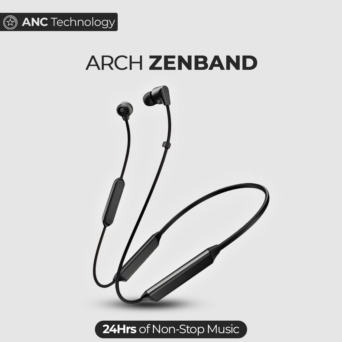 Arch Zenband – Stylish Wireless Neckband with Deep Bass & Long Battery Life