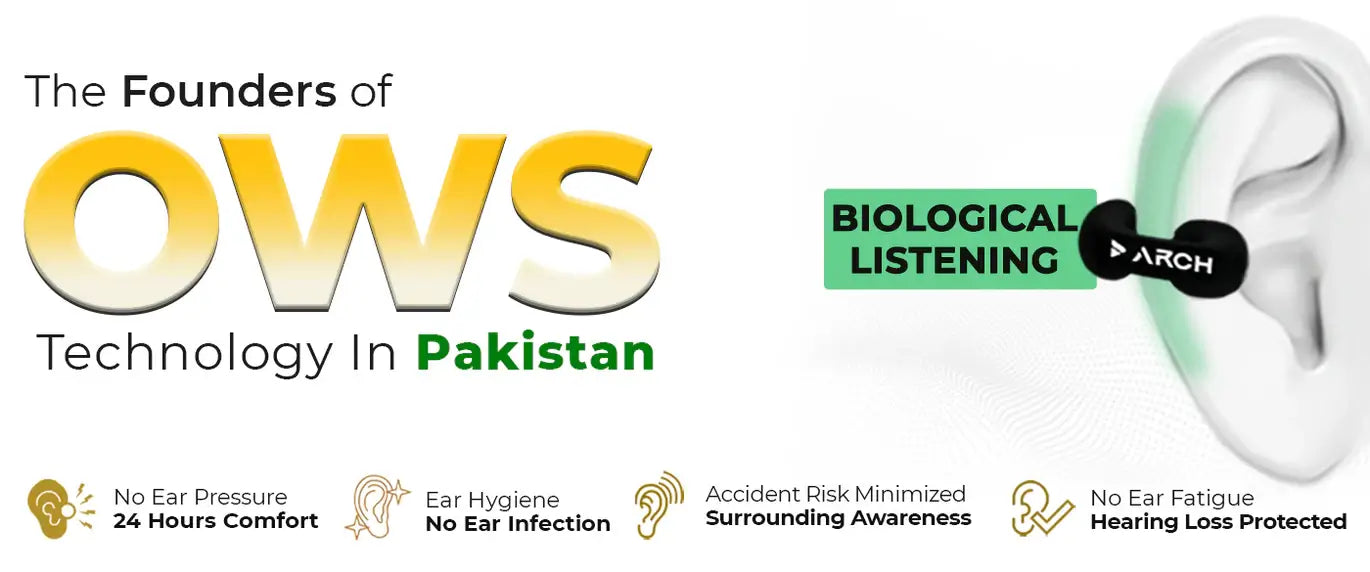 Buy earcuffs in pakistan with OWS technology