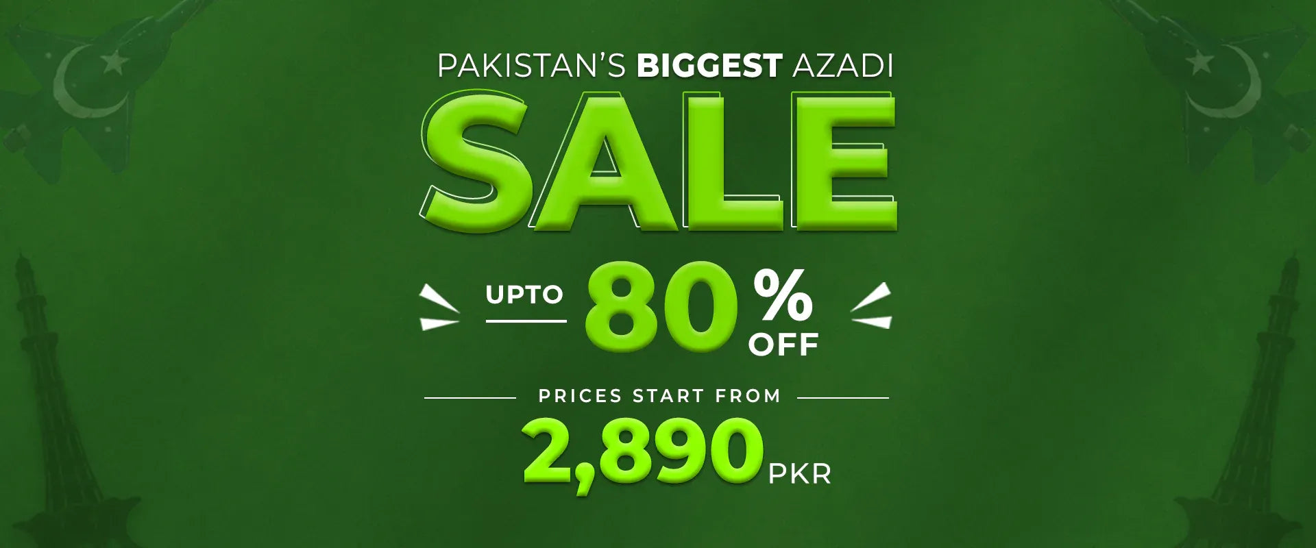 Biggest AZAADI sale Upto 80%OFF