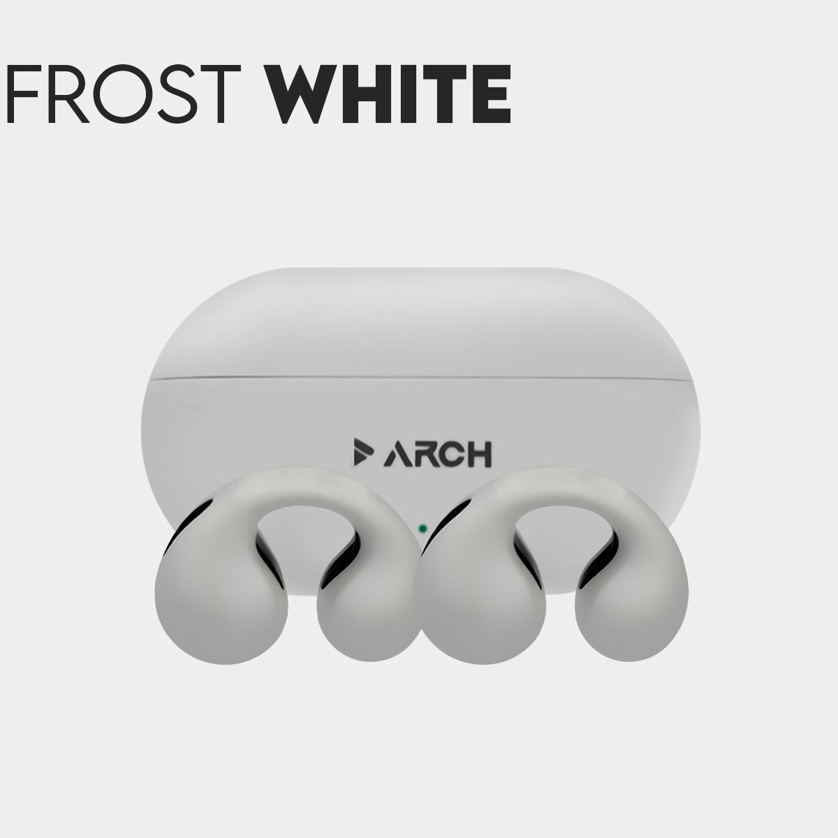 WITHOUT COVER White, Best earbuds, I phone airpods by Arch, Earcuffs wireless earbud, Earcuff reviews, ambi earbuds, Earcuffs user manual , Open-ear earbuds, Arch airpods pro 2 price in pakistan, Ambi Earcuff specification, Earcuff 2.0