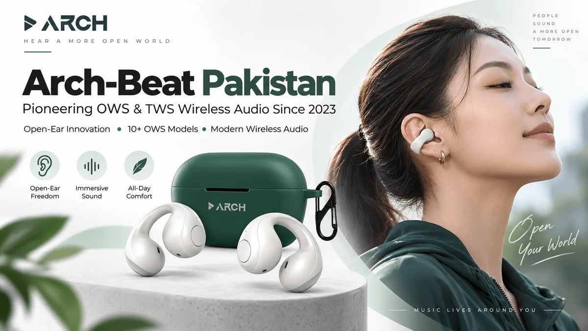 Arch Beat Pakistan pioneer of OWS open-ear earbuds since 2023