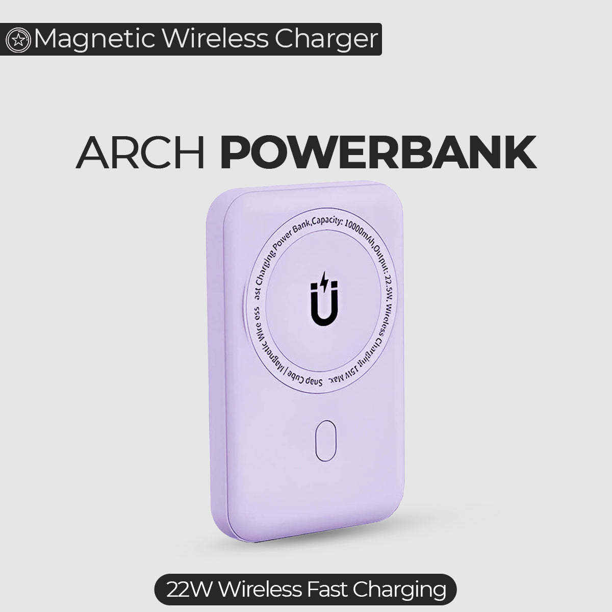 ARCH Wireless Magnetic Powerbank