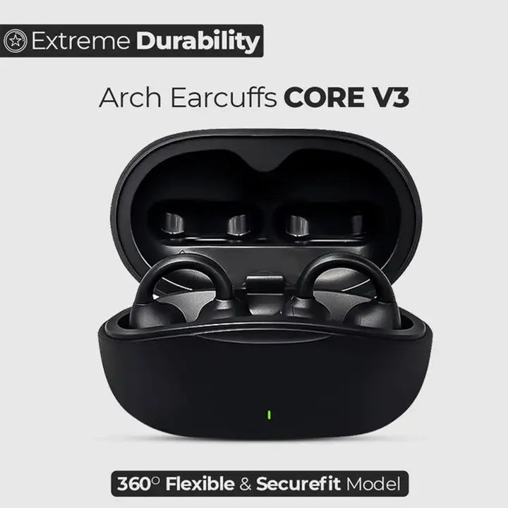 Matt Black open-ear earbuds