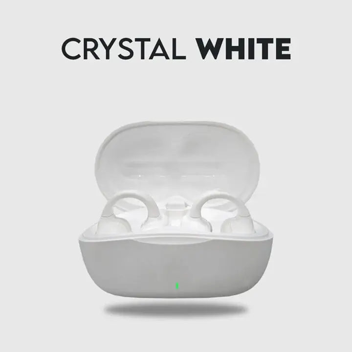 Premium Quality Open-ear Earbuds with Crystal white Colour