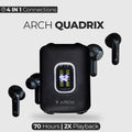 ARCH Quadrix Quad-Buds Wireless Earbuds with Dual Pair Sharing System