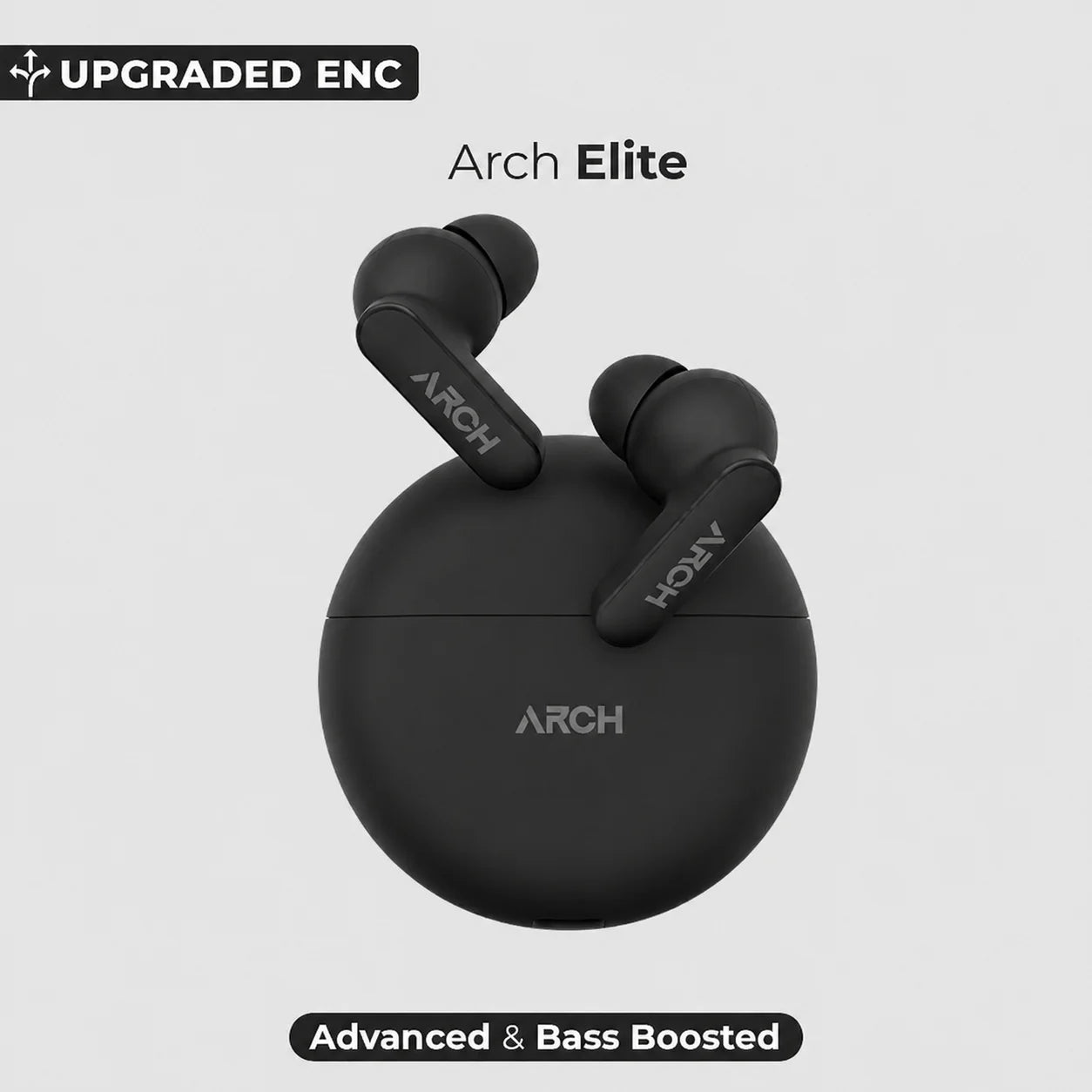 Arch Elite wireless earbuds with charging case premium sound quality