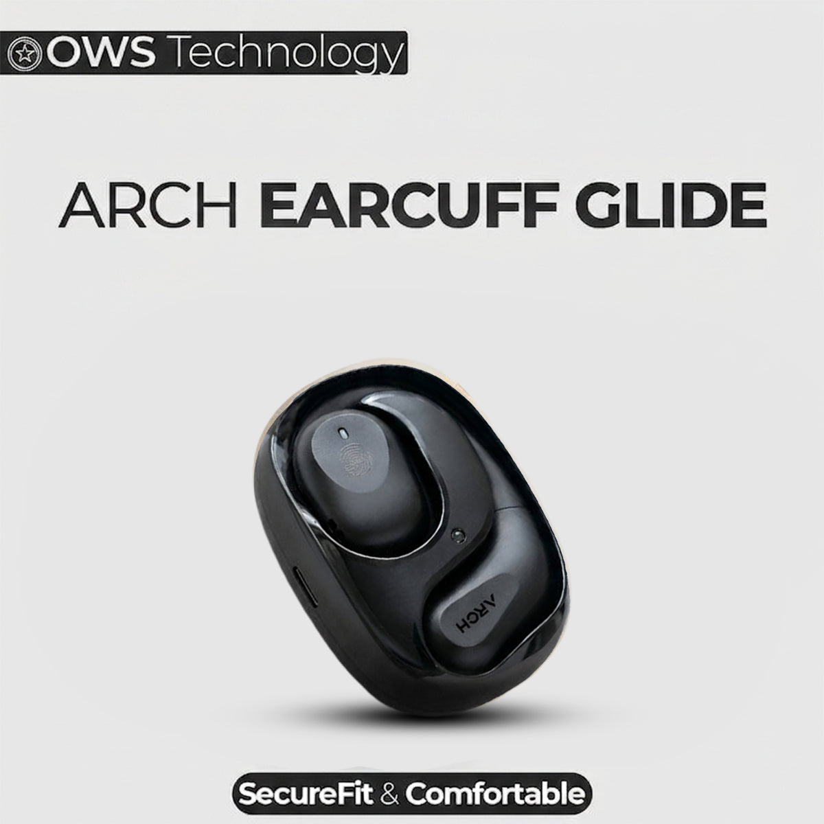 ARCH Earcuff Glide Open Wear Wireless Earcuff Earbuds with Bluetooth 5.4