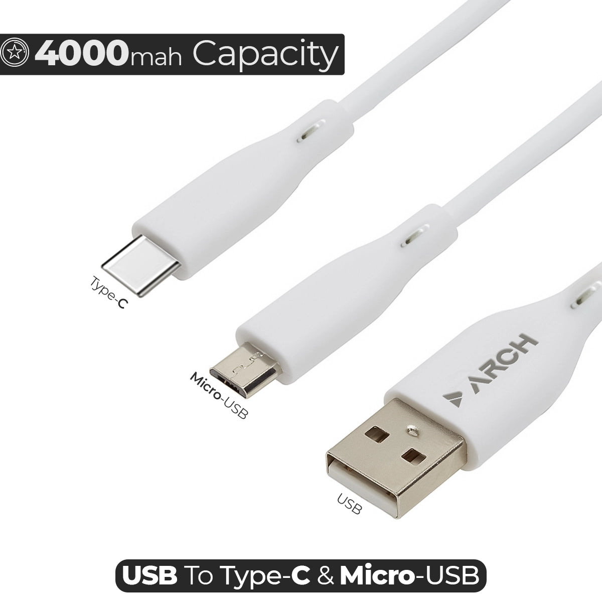 ARCH USB Cables Type-B/C