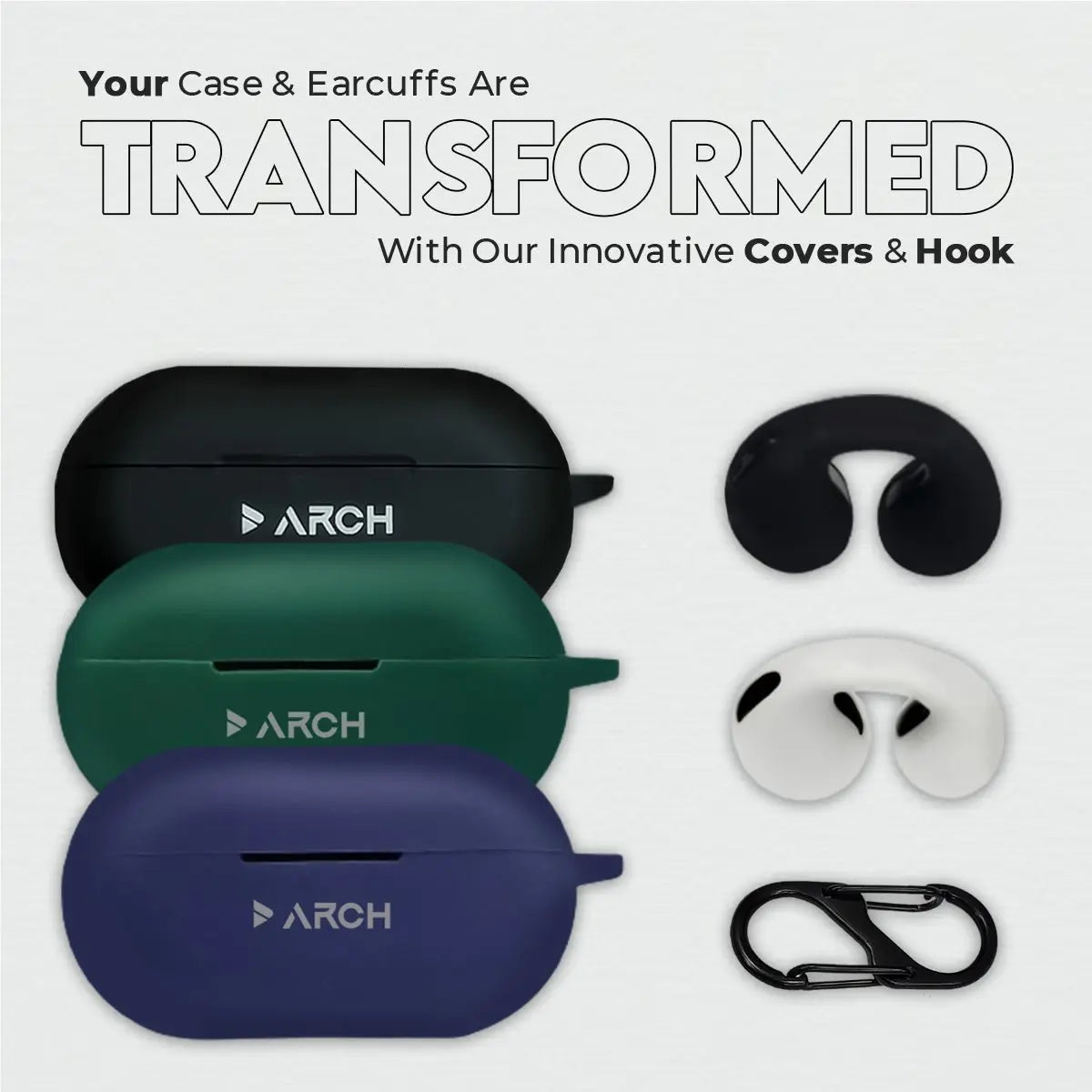 ARCH Earcuffs 2.0 open-ear earbuds lifestyle photo
