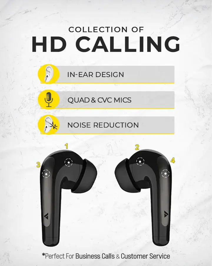 HD calling earphone in pakistan with long battery time