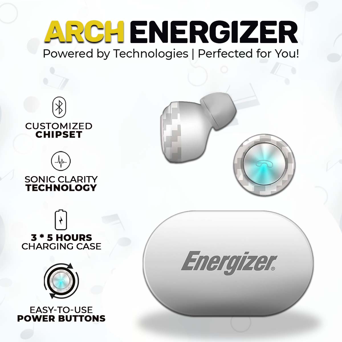 Energizer discount earbuds review