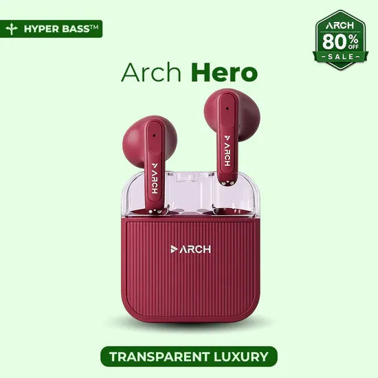 Arch Hero – High Bass TWS Earbuds with ENXT™ Noise Cancellation