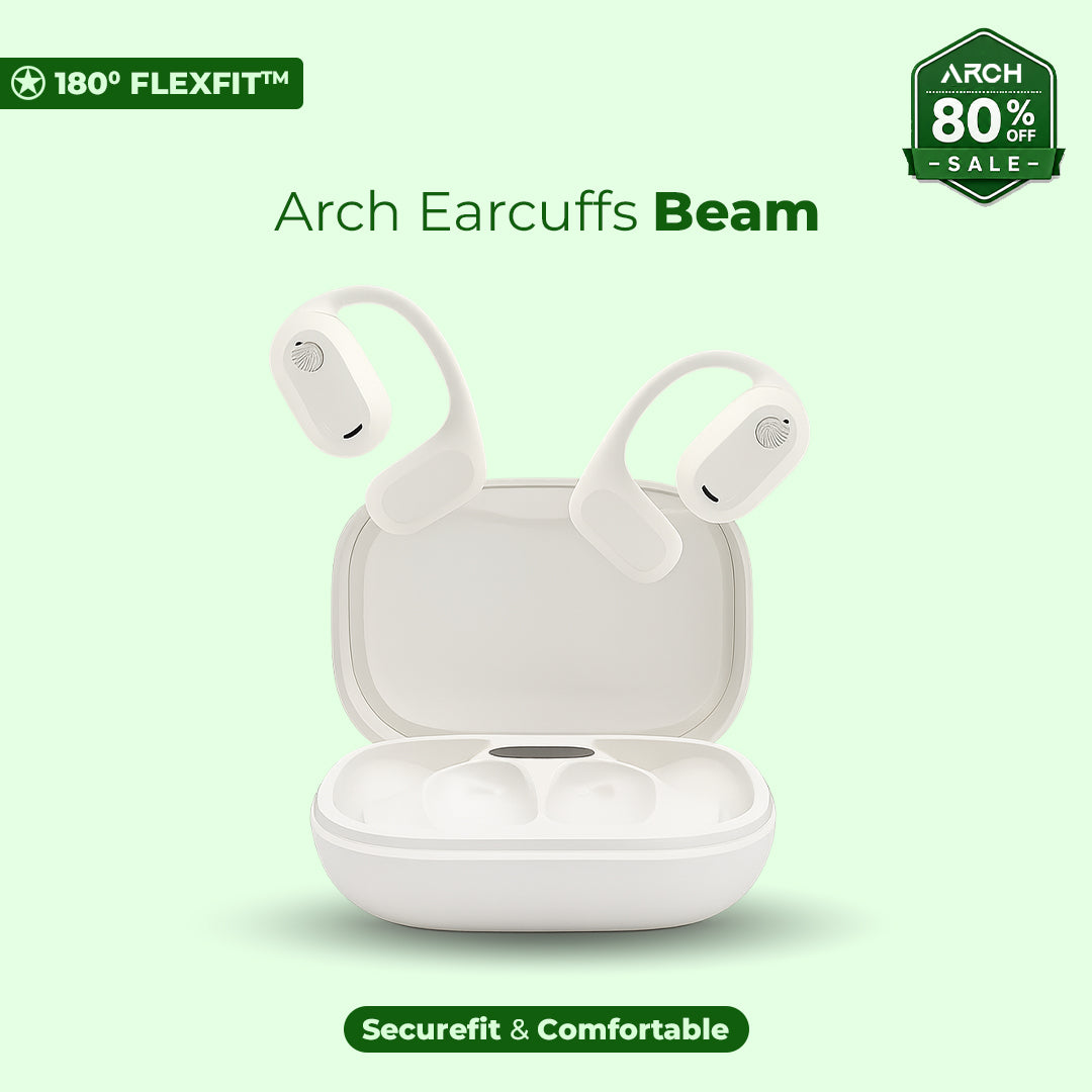 ARCH Earcuff Beam – Open-Ear Bluetooth Earbuds with 360° Sound