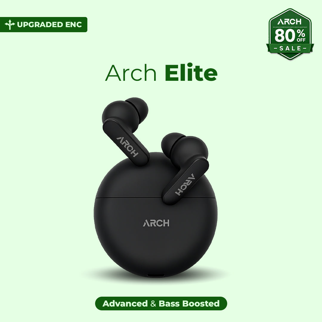 Arch Elite True Wireless Earbuds – ENC Noise Cancelling Bluetooth Earphones
