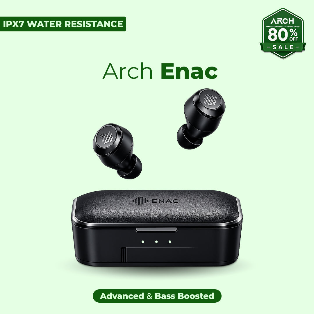 Arch Enac True Wireless Earbuds – ENC Noise Cancelling Bluetooth Earphones